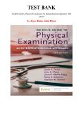 Test Bank for Seidel's Guide to Physical Examination&colon; An Interprofessional Approach&comma;  11th Edition &lpar;Joyce Dains&comma; 2026&rpar; Chapter 1-26 &vert; All Chapters
