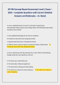 ATI RN CONCEPT-BASED ASSESSMENT LEVEL 1 EXAM 2026 &vert; COMPLETE QUESTIONS & VERIFIED DETAILED RATIONALES &vert; GRADED A&plus;
