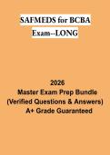 SAFMEDS for BCBA Exam Long Study Guide 2026 &vert; ABA Concepts&comma; Terminology & Certification Review