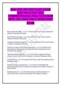 BSN HESI 266 MED SURG EXAM 2026 PRACTICE TEST COMPREHENSIVE PRACTICE EXAM WITH 100&plus; HIGH YIELD QUESTIONS&NewLine;EXAM&NewLine;