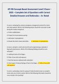 ATI RN CONCEPT-BASED ASSESSMENT LEVEL 3 EXAM 2026 &vert; COMPLETE QUESTIONS & VERIFIED DETAILED RATIONALES &vert; GRADED A&plus;