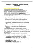 Samenvatting van Diagnostiek in Onderwijs en Opvoeding&colon; Testen en Assessment 
