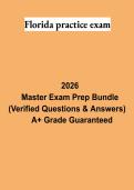 Florida Practice Exam 2026 &vert; State Licensing & Certification Exam Study Guide
