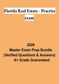 Florida Real Estate Practice Exam 2026 &vert; Real Estate License Exam Study Guide & Review