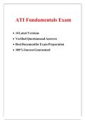 ATI Fundamentals Exam 14 &ndash; Latest Version Practice Questions & Answers