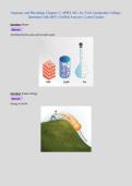 Anatomy and Physiology Chapter 2 &vert; APHY 101 &vert; Ivy Tech Community College &vert; Questions with 100&percnt; Verified Answers &vert; Latest Update