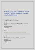 ECS1601 Exam Prep Questions & Answers Semester 2 of 2026 &ndash; Complete Test Bank with Verified Solutions