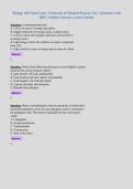Biology 109 Final Exam &vert; University of Missouri-Kansas City &vert; Questions with 100&percnt; Verified Answers &vert; Latest Update
