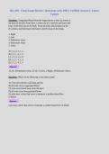 PACKAGE DEAL FOR BIO 109 EXAMS with UPDATED Questions and 100&percnt; Verified Answers