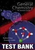 Test Bank for General Chemistry 7th Edition  &lpar; The Essential  Concepts&rpar; by Raymond  Chang 