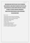 2026 HESI RN EXIT EXAM &vert; NGN NURSING &NewLine;QUESTIONS &vert; 2026 HESI NURSING EXIT EXAM &NewLine;QUESTIONS &lpar;LATEST PDF UPDATE&rpar; &vert; STUDY &NewLine;GUIDE &vert; LATEST UPDATE 2026&sol;2027 &vert; &NewLine;PRACTICE QUESTIONS AND ANSWERS &vert; &NewLine;EXAM REVIEW