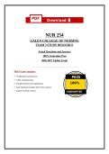 NUR 254 Emergency Nursing Exam Bundle &vert; Galen College of Nursing Exam 1 & 3 Guides &plus; Emergency Nursing Review 2026&ndash;2027