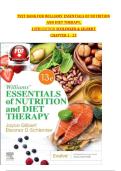 TEST BANK FOR WILLIAMS' ESSENTIALS OF NUTRITION&NewLine;AND DIET THERAPY&comma;&NewLine;13TH EDITION SCHLENKER & GILBERT&NewLine;CHAPTER 1 - 25