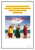 Test Bank for Children 15th Edition by John Santrock&comma; Jennifer Lansford and Kirby Deater-Deckard &ndash; Chapters 1&ndash;16 Covered