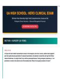 UA HIGH HERO 100 ITEM PROVISIONAL LICENSURE CLINICAL USMLE EXAM &lpar;4TH VER&period;&rpar;&NewLine;