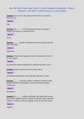 Bio 168 Final Exam Study Guide &vert; Central Piedmont Community College &vert; Questions with 100&percnt; Verified Answers &vert; Latest Update&NewLine;