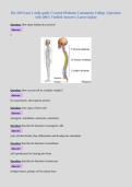 Bio 168 Exam 2 study guide &vert; Central Piedmont Community College &vert; Questions with 100&percnt; Verified Answers &vert; Latest Update