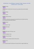 BIO168 final &vert; Central Piedmont Community College &vert; Questions with 100&percnt; Verified Answers &vert; Latest Update