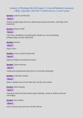 Anatomy & Physiology Bio 168 Chapter 1 &vert; Central Piedmont Community&NewLine;College &vert; Questions with 100&percnt; Verified Answers &vert; Latest Update