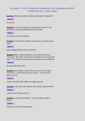 Fresenius ~ CCHT Certification Preparation Test &vert; Questions with 100&percnt;&NewLine;Verified Answers &vert; Latest Update
