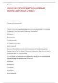 HESI LPN-ADN ENTRANCE QUESTIONS AND DETAILED &NewLine;ANSWERS LATEST VERSION GRADED A&plus; 