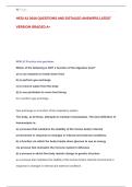 HESI A2 2026 QUESTIONS AND DETAILED ANSWERS LATEST &NewLine;VERSION GRADED A&plus; 