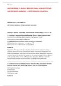 NUR 265 EXAM 3 &ndash; SHOCK & BURNS EXAM 2026 QUESTIONS &NewLine;AND DETAILED ANSWERS LATEST VERSION GRADED A&plus; 