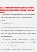 ATI RN Maternal Newborn Exam &lpar;PDF&rpar; &vert; 2026&sol;2027 Exam Questions &vert; Nursing