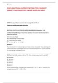CWEA ELECTRICAL&sol;INSTRUMENTATION TECHNOLOGIST &NewLine;GRADE 1 EXAM QUESTIONS AND DETAILED ANSWERS 