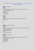 FRHD 1100 Quiz 2 - Psychosocial Health &vert; Questions with 100&percnt; Verified&NewLine;Answers &vert; Latest Update