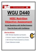 Pass WGU D440 OA Exam &ndash; &lpar;2026&rpar; Real-Style Questions with Detailed Answer Explanations & Study Guide