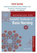 Test Bank for Rosdahl's Textbook of Basic Nursing &vert; Caroline Rosdahl &vert; 12th Edition &vert; All chapters verified&NewLine;