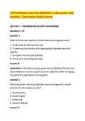 CITP Certification Exam Prep 2026&sol;2027 &vert; Cybersecurity&comma; Data &NewLine;Analytics&comma; IT Governance&comma; Risk & Controls 