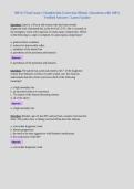 NR511 Final exam &vert; Chamberlain University-Illinois &vert; Questions with 100&percnt;&NewLine;Verified Answers &vert; Latest Update