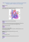 NR667 Chamberlain CEA week 8 exit exam &vert; Chamberlain University-Illinois &vert; Questions with 100&percnt; Verified Answers &vert; Latest Update