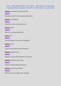 Week 1 Full Length Practice Exam&colon; NR667 - FNP Capstone &vert; Chamberlain&NewLine;University-Illinois &vert; Questions with 100&percnt; Verified Answers &vert; Latest Update&NewLine;