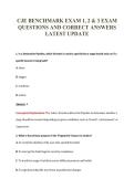 CJE BENCHMARK EXAM 1&comma; 2 & 3 EXAM&NewLine;QUESTIONS AND CORRECT ANSWERS&NewLine;LATEST UPDATE