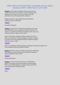 WEEK 3 PRACTICE EXAM &vert; NR 667 &vert; Chamberlain University-Illinois &vert;&NewLine;Questions with 100&percnt; Verified Answers &vert; Latest Update