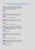 Master CEA Exam NR667 FNP Dec 2025 &vert; Chamberlain University-Illinois &vert;&NewLine;Questions with 100&percnt; Verified Answers &vert; Latest Update