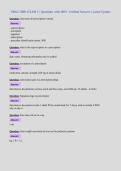 NRSG 5800&colon; EXAM 1 &vert; Questions with 100&percnt; Verified Answers &vert; Latest Update&NewLine;