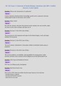 NU 311 Exam 1 &vert; University of South Alabama &vert; Questions with 100&percnt; Verified Answers &vert; Latest Update