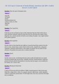 NU 311 Exam 4 &vert; University of South Alabama &vert; Questions with 100&percnt; Verified Answers &vert; Latest Update