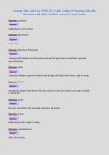 Nursing Ethics and Law &vert; NUR 155 &vert; Galen College of Nursing-Louisville &vert;&NewLine;Questions with 100&percnt; Verified Answers &vert; Latest Update