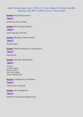 Galen Pharmacology Exam 1 &vert; NUR 155 &vert; Galen College of Nursing-Louisville &vert;&NewLine;Questions with 100&percnt; Verified Answers &vert; Latest Update