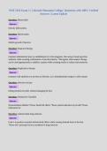 NUR 3110 Exam 3 &vert; Colorado Mountain College &vert; Questions with 100&percnt; Verified Answers &vert; Latest Update