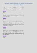 NURS 3110 - Pediatric Medications Test &vert; Questions with 100&percnt; Verified&NewLine;Answers &vert; Latest Update