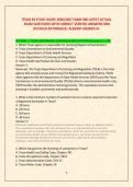 TEXAS RS STUDY GUIDE 2026&sol;2027 EXAM 300 LATEST ACTUAL  EXAM QUESTIONS WITH CORRECT VERIFIED ANSWERS AND  DETAILED RATIONALES&vert; ALREADY GRADED A&plus; 