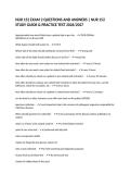 NUR 152 EXAM 2 QUESTIONS AND ANSWERS &vert; NUR 152 STUDY GUIDE & PRACTICE TEST 2026&sol;2027