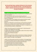 NR 599 MIDTERM EXAM&colon; NURSING INFORMATICS FOR ADVANCED &NewLine;PRACTICE &vert;LATEST 2026&sol;2027 EDITION &ndash; 200 QUESTIONS WITH &NewLine;CORRECT ANSWERS AND DETAILED RATIONALES &lpar;CHAMBERLAIN &NewLine;COLLEGE OF NURSING&rpar; 