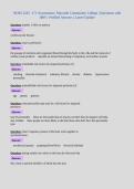 NURS 2245 - CV Assessment &vert; Macomb Community College &vert; Questions with 100&percnt; Verified Answers &vert; Latest Update